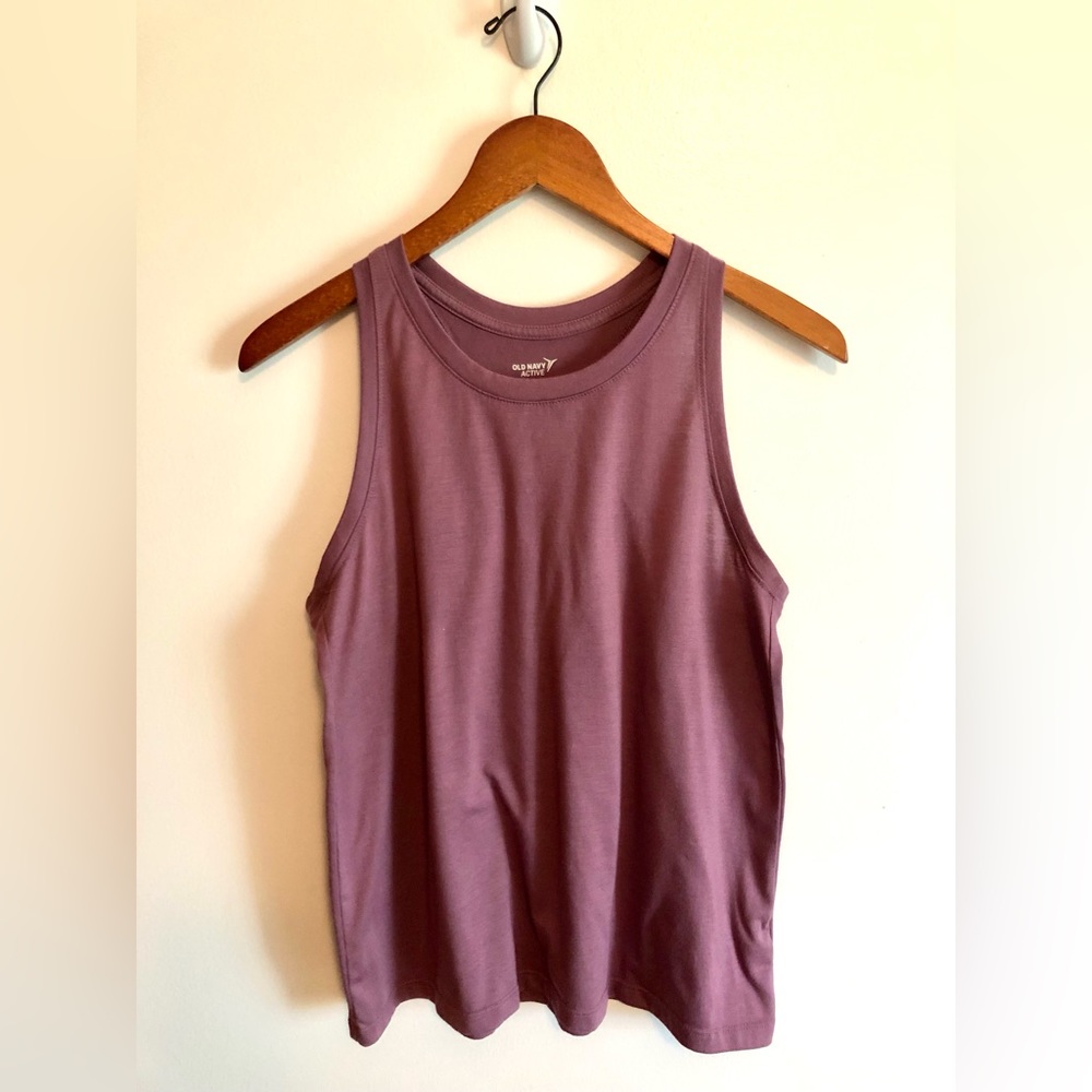 Women’s high neck racer back tank workout Old Navy active